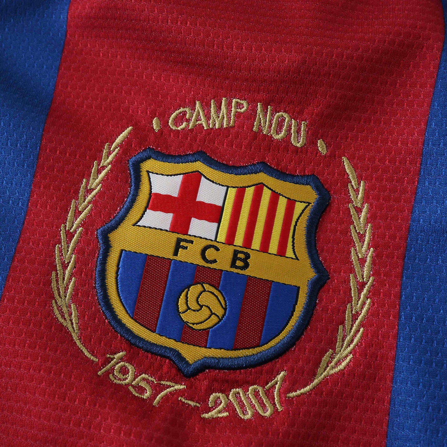 Camisa Barcelona 2007/08 I Manga Longa