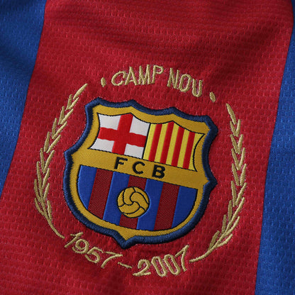 Camisa Barcelona 2007/08 I Manga Longa