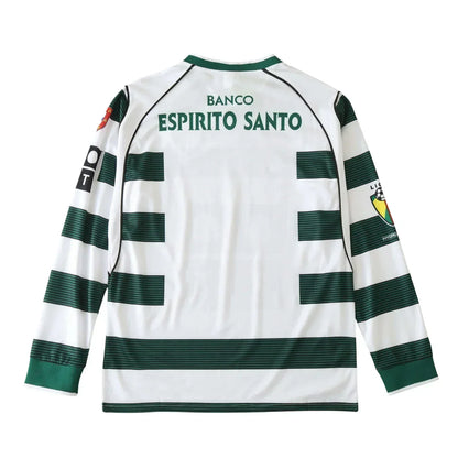 Camisa Sporting I 2002/03 Manga Longa