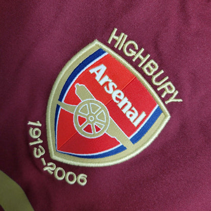 Camisa Arsenal 2005/06 I Manga Longa