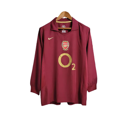 Camisa Arsenal 2005/06 I Manga Longa