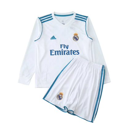 Kit Infantil Real Madrid 2017/18 I Manga Longa