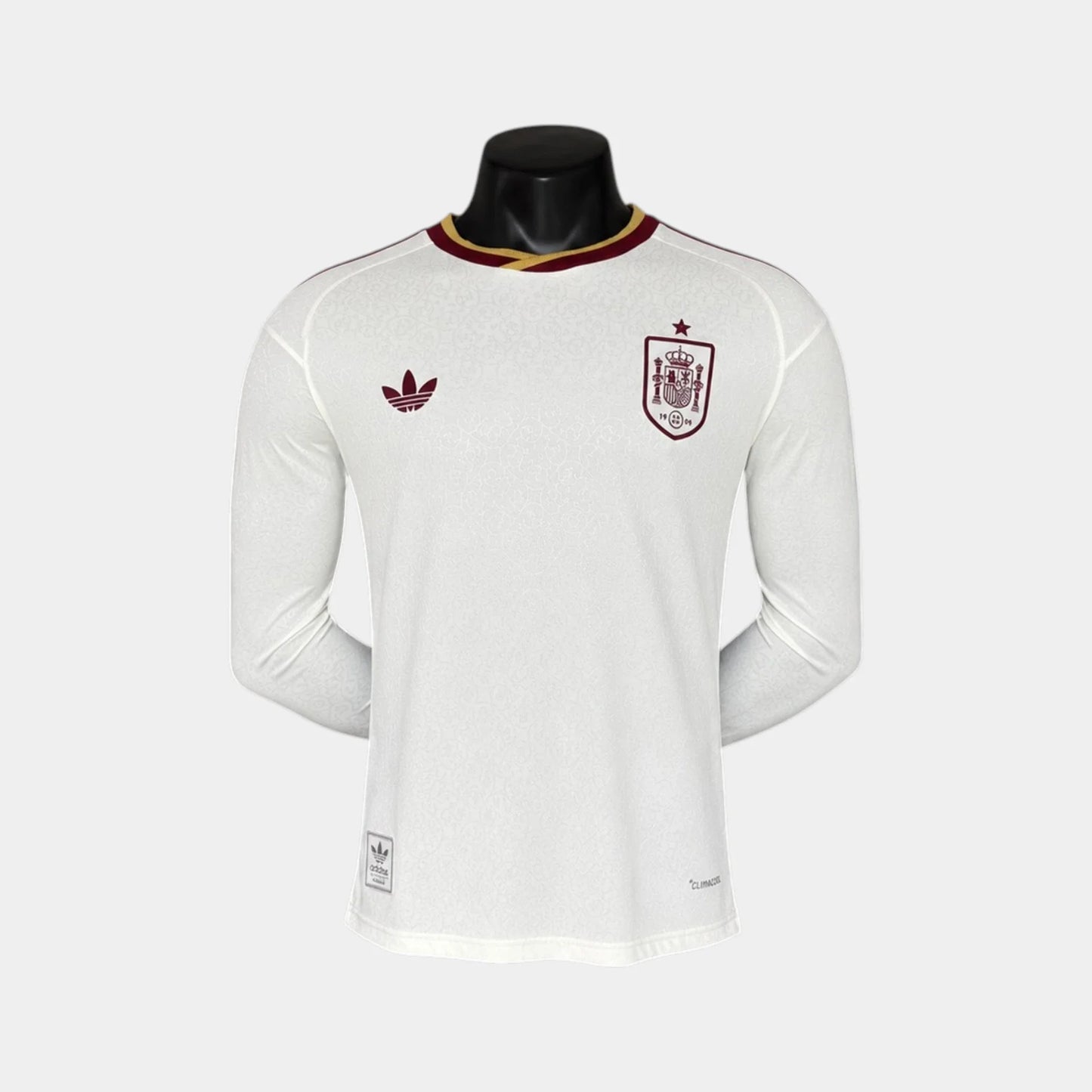 Camisa Espanha II 2026 Jogador Manga Longa