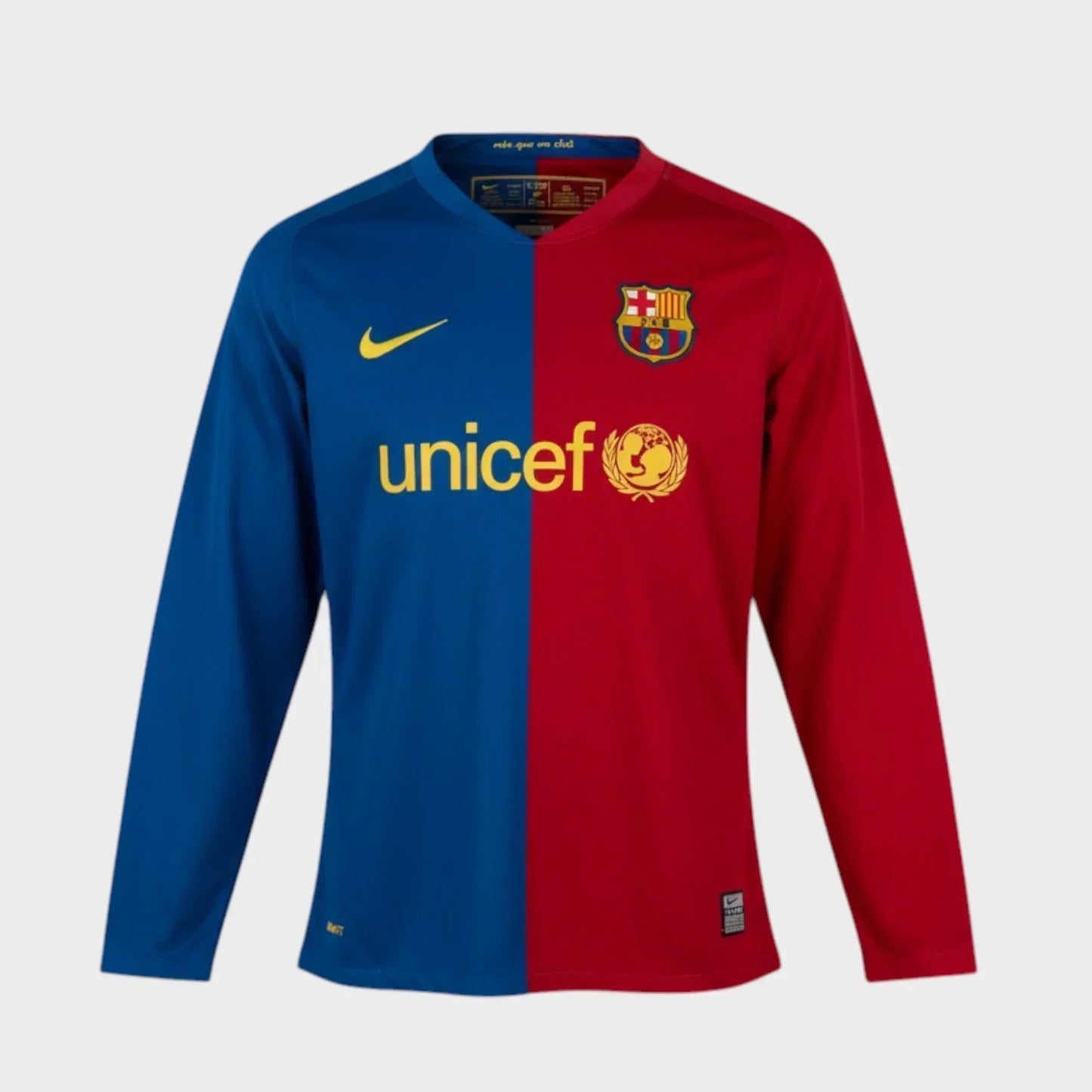 Camisa Barcelona 2008/09 I Manga Longa