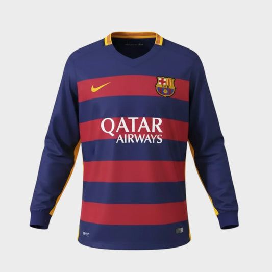 Camisa Barcelona 2015/16 I Manga Longa