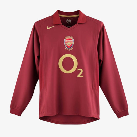 Camisa Arsenal 2005/06 I Manga Longa