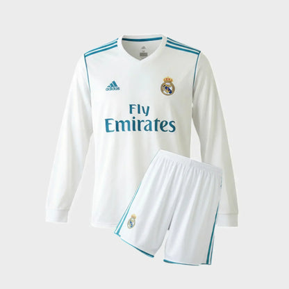 Kit Infantil Real Madrid 2017/18 I Manga Longa