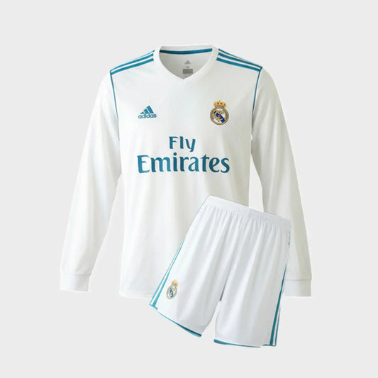 Kit Infantil Real Madrid 2017/18 I Manga Longa