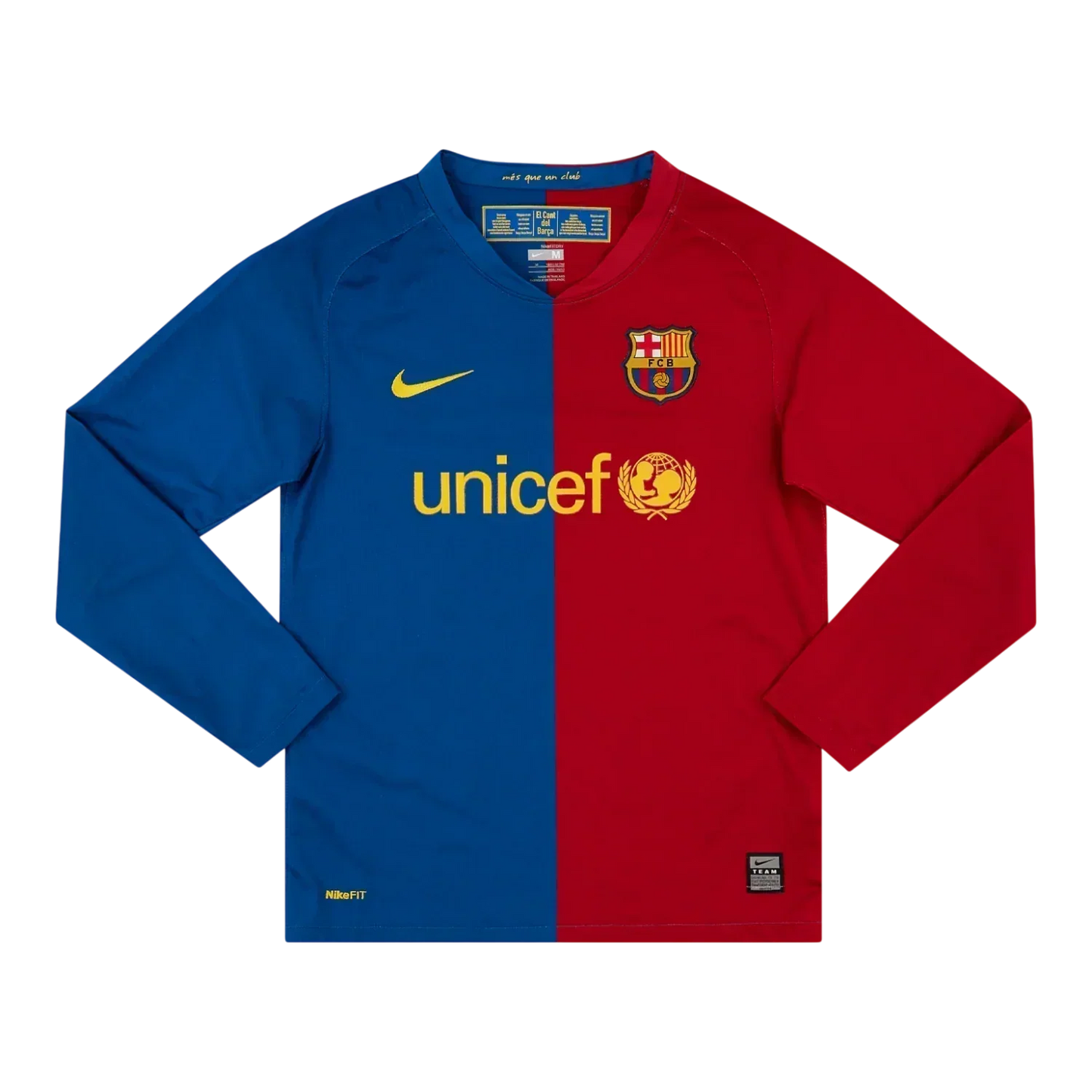 Camisa Barcelona 2008/09 I Manga Longa
