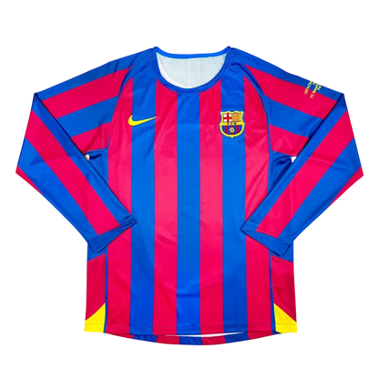 Camisa Barcelona 2005/06 I Manga Longa