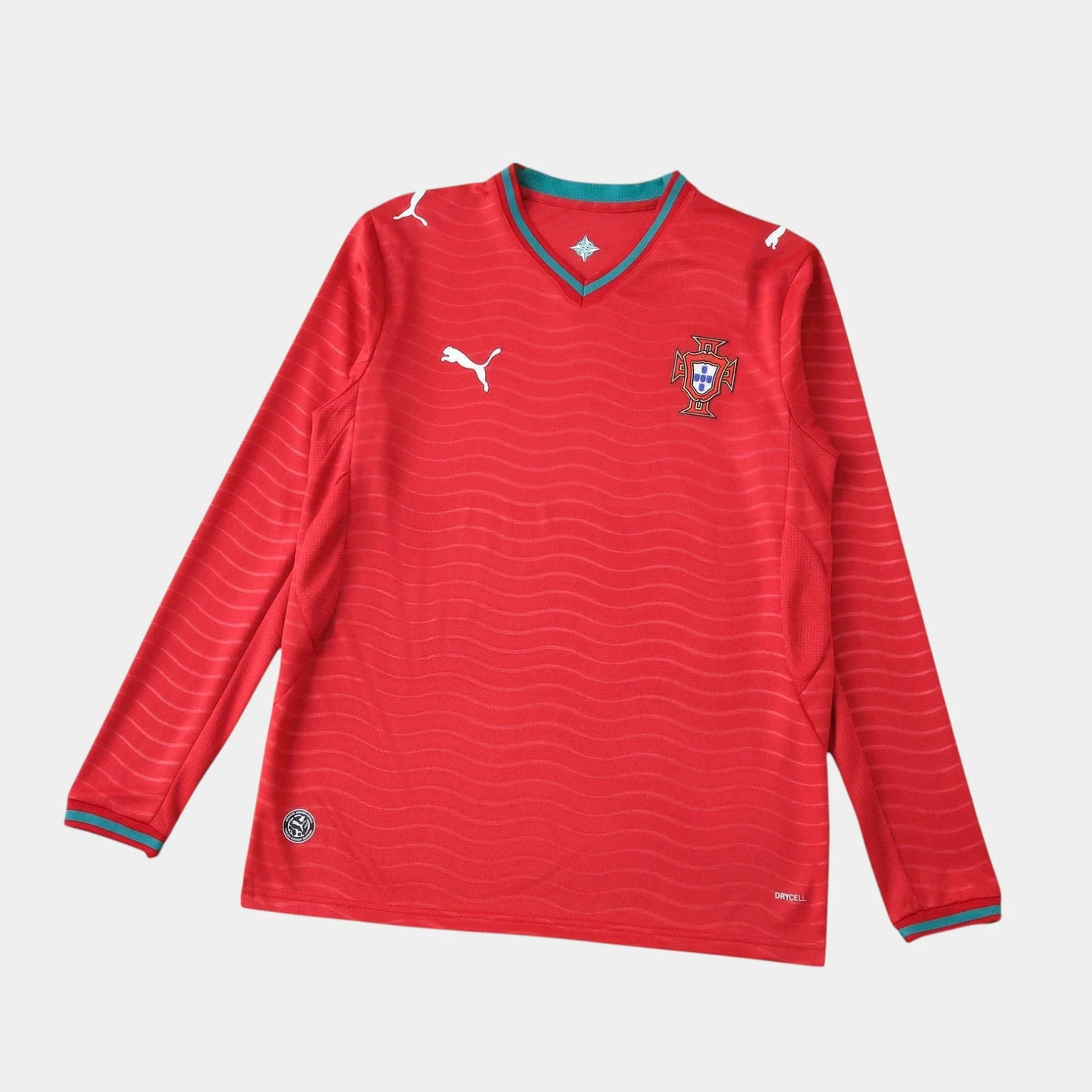 Camisa Portugal I 2026 Manga Longa Torcedor