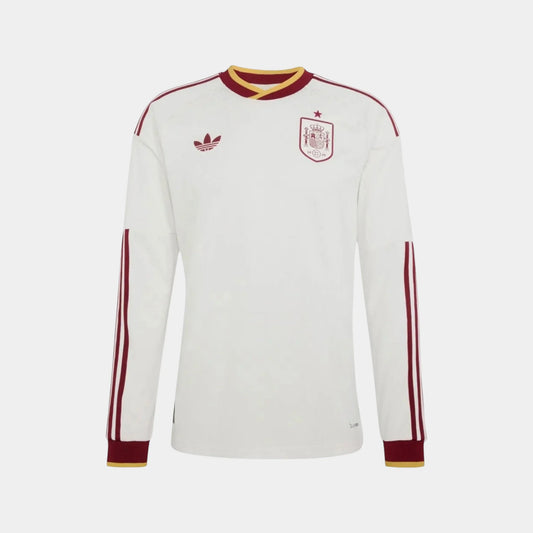 Camisa Espanha II 2026 Jogador Manga Longa