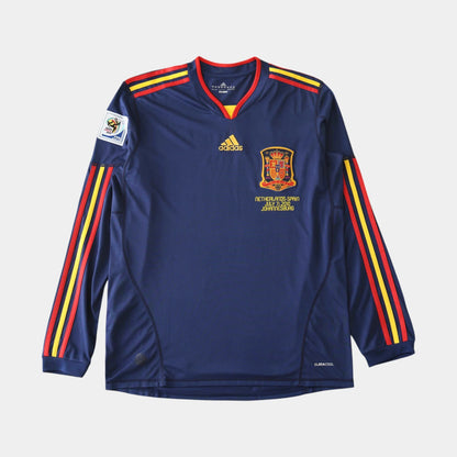 Camisa Espanha II 2010 Manga Longa