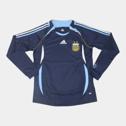 Camisa Argentina II 2006 Manga Longa