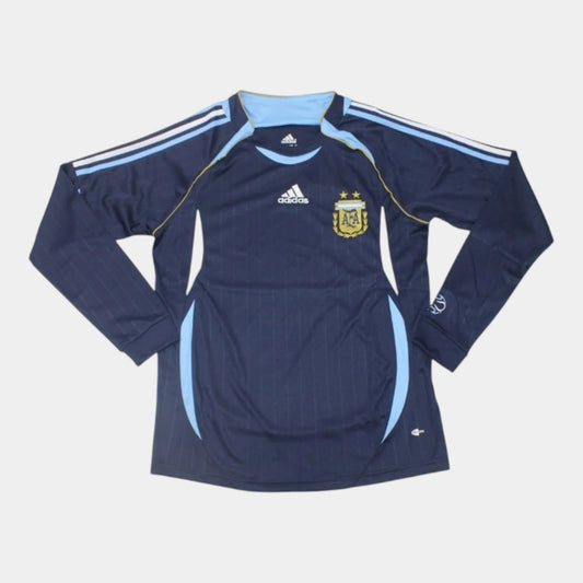 Camisa Argentina II 2006 Manga Longa