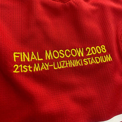 Kit Infantil Manchester United I 2007/08 Manga Longa